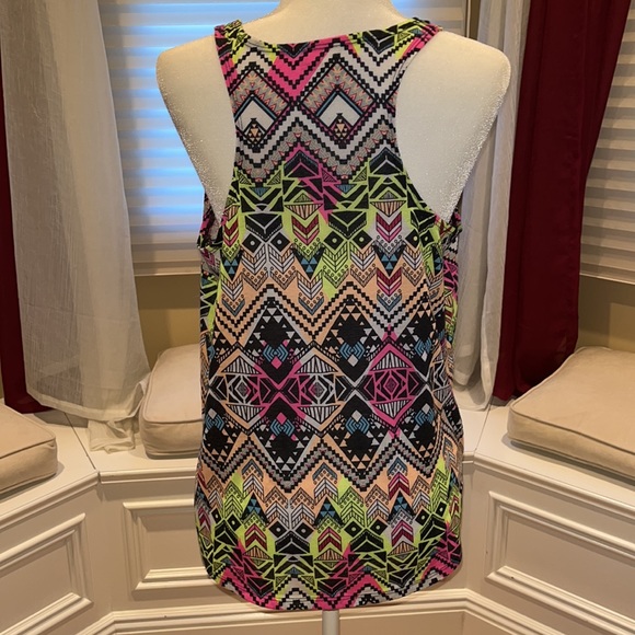 Arizona Jeans Company multi colored tank top Sz XL - Picture 4 of 8